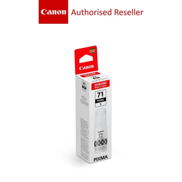 CANON GI-71S BLACK CYAN MAGENTA YELLOW INK BOTTLE