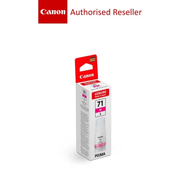 CANON GI-71S BLACK CYAN MAGENTA YELLOW INK BOTTLE